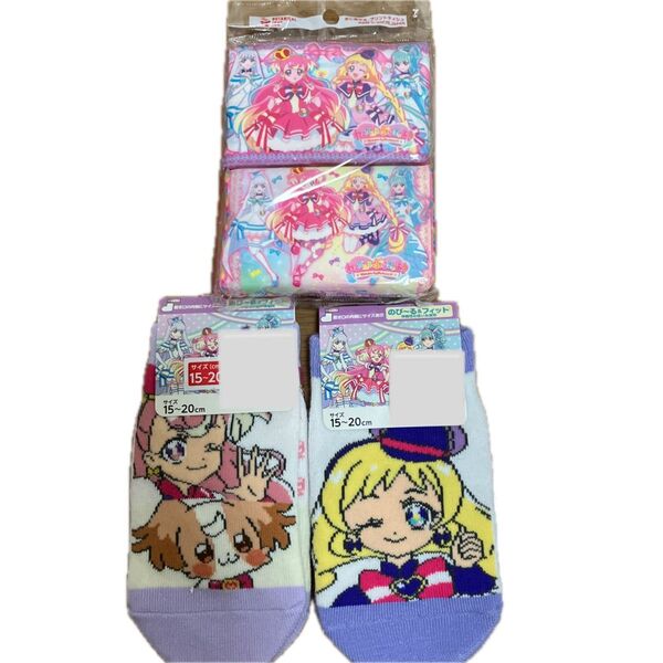 わんだふるぷりきゅあ 靴下 ティッシュ セット