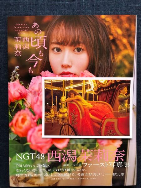【ポストカード付き】西潟茉莉奈ファースト写真集「あの頃も今も」セブンネット限定カバー版