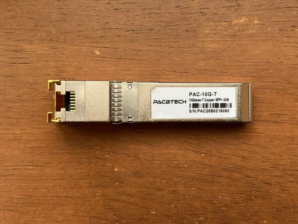 新品 SFP+ RJ45モジュール10GBASE-T 3個