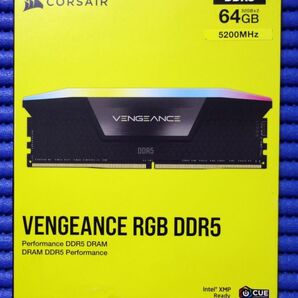CORSAIR Vengeance RGB 64GB(2x32GB)DDR5 5200 新品
