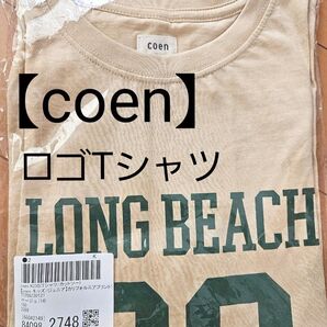 【coen】カリフォルニアプリント ロゴTシャツ