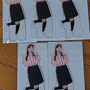 小栗有以 AKB48 ビッグアクリルスタンド ROUND1ver. 独占してください6点セット ラウンドワン 制服