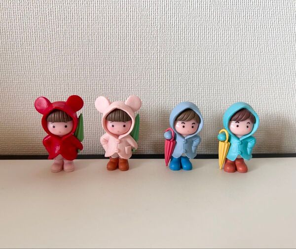 ガーデニング ミニチュア オブジェ 雑貨 インテリア 置物 子供4体セット