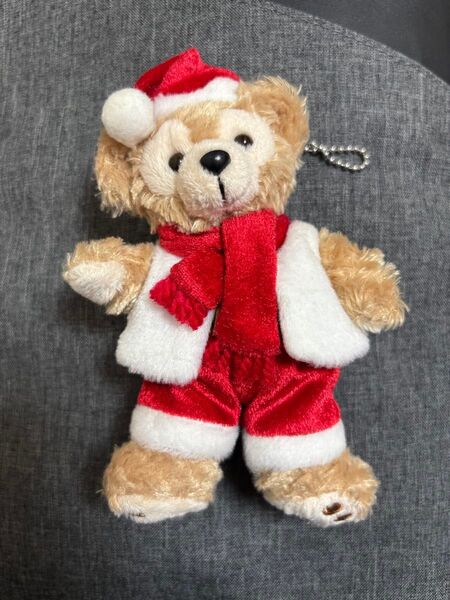 ディズニー ダッフィー ぬいぐるみバッジ クリスマス サンタコスチューム