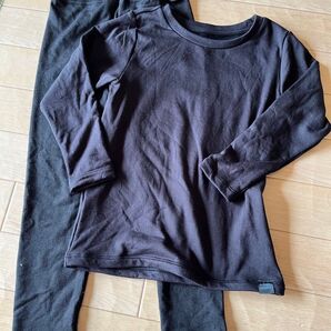 UNIQLO 超極暖セット レギンス インナー 110 上下セット
