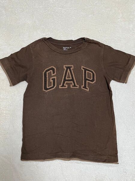 GAP Kids ロゴTシャツ ブラウン 130