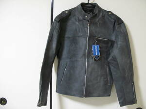 未使用　革ジャン ライダースジャケット PROTECTOR プロテクター レザージャケット 本革 牛革 GENUINE leather　バイクジャケット