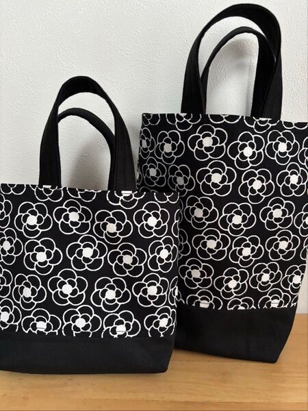 4W ミニトートバッグ 2枚セット ハンドメイド