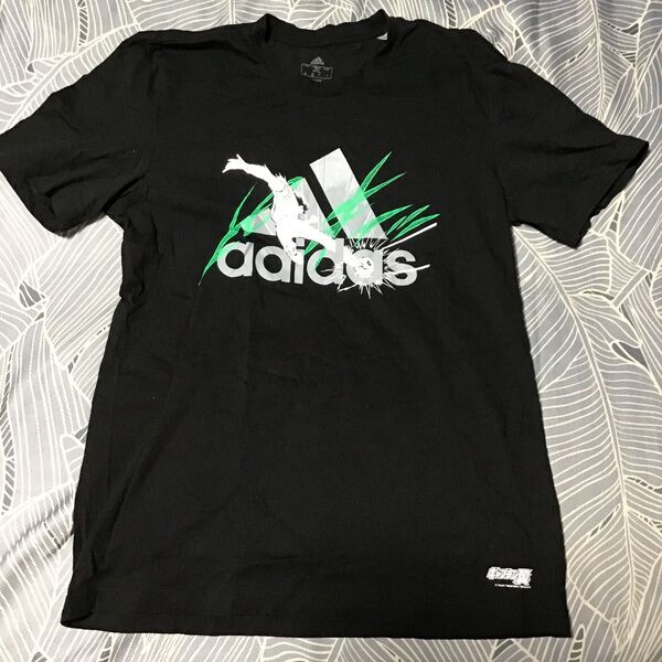 adidas×キャプテン翼 コラボTシャツ XOサイズ ブラック