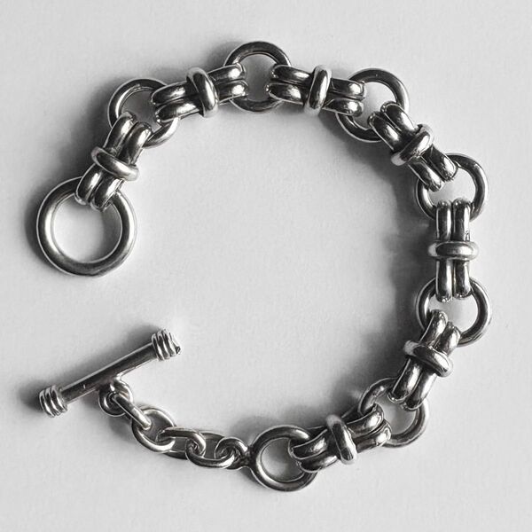 【最終値下げ】メキシコ製 Vintage Super Link Bracelet シルバー925 メキシカンジュエリー TAXCO