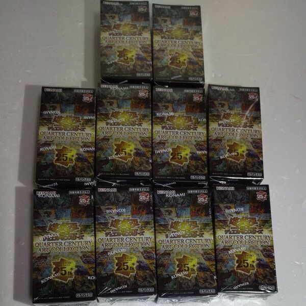 遊戯王OCG QUARTER CENTURY ART COLLECTION BOX 10BOX シュリンク付き 未開封