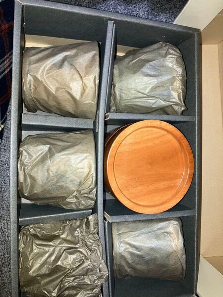 美濃焼 エクレクティックカイカイ ハイヤームの詩 カップ コースター付き5客セット 和食器 湯呑 茶器