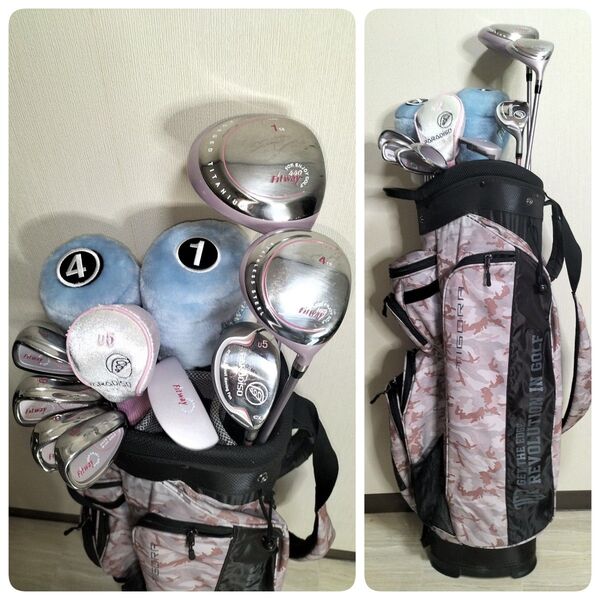 【初心者】★FIT WAY フィットウェイBRIDGESTONE Paradiso★レディースゴルフクラブセット