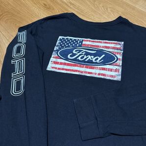 FORD ロゴ ロンT 幅58 丈73 XL フォード アメリカ 星条旗 USA ANTLER CREEK