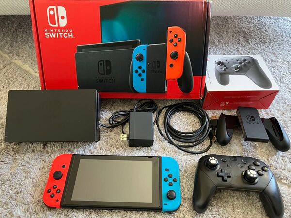 Nintendo Switch 本体一式+プロコン+メモリーカード
