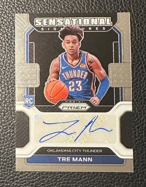 Panini Prizm TRE MANN Auto RC 直筆サイン ルーキー