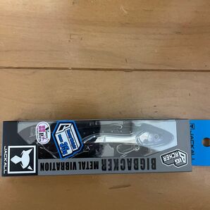 【新品未開封】JACKALL ビッグバッカー メタルバイブレーション 107/超UVシルバー
