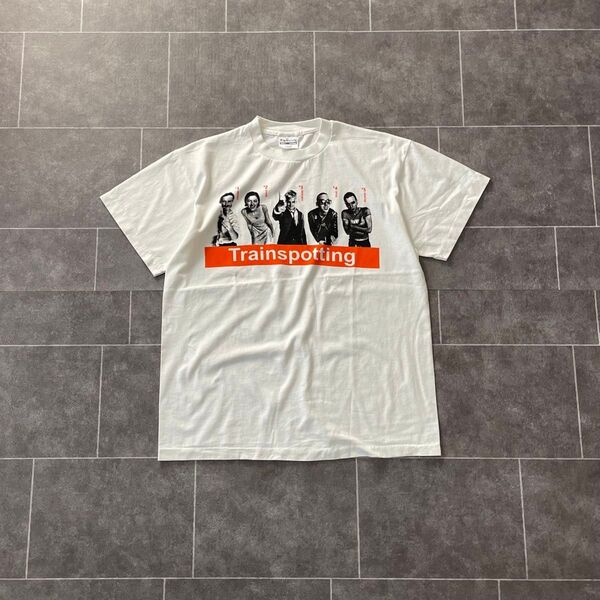 Trainspotting トレインスポッティング movie tee s/s 白 L 半袖 Tシャツ 映画 シングルステッチ