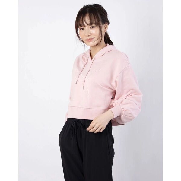 PUMA プーマ Her Hoodie TR スウェットパーカー パーカー フーディー プルオーバー ピンク レディース XL
