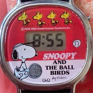 スヌーピー 80sデジタル腕時計 ヴィンテージ シチズンQ&Q 昭和レトロ 昭和 SNOOPY CITIZEN デジタル腕時計