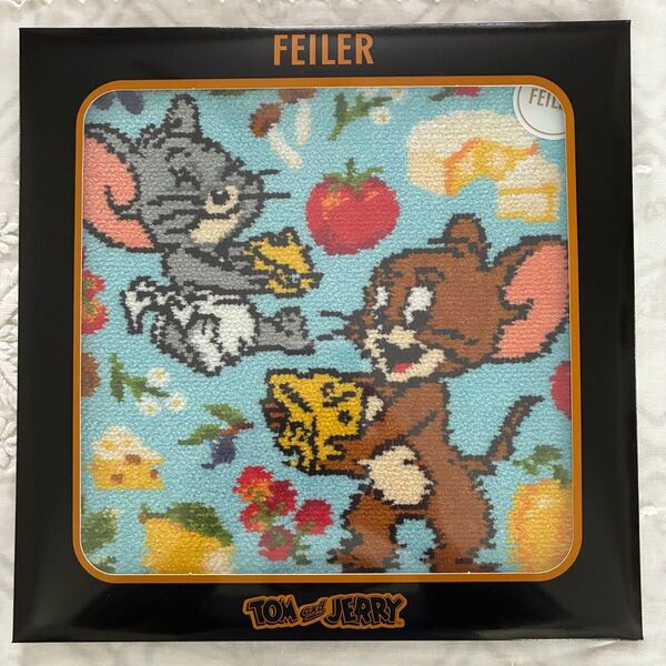 フェイラー タオルハンカチ トムとジェリー WE LOVE CHEESE 新品未開封