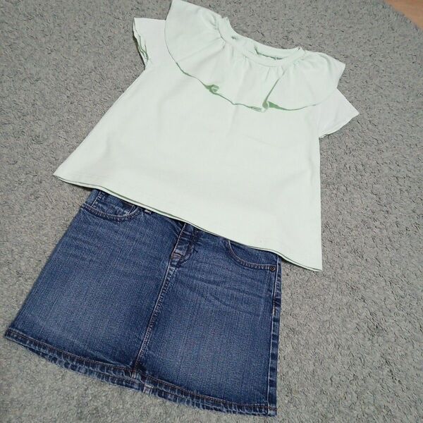チャオパニックティピー 半袖 トップス GAP デニムスカート ジーンズ 春夏Tシャツ セット まとめ 110 120cm セット