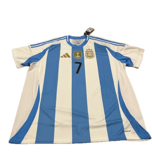 アルゼンチン代表 2024 公式ユニホーム ホーム 半袖 2XLサイズ C.RONALDO 7