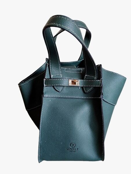 D.KELLY ハンドバッグ グリーン レディース