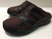 デッド レア 14年 新品 adidas toalo アディダス トアロ クロッグ サンダル ワイン ブラック JP 28.5 タグ付き 正規品_画像3