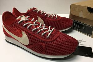 希少!! レア 美品 NIKE PRE MONTREAL RACER TAPE ナイキ プリモントリオールレーサーテープ メッシュ レッド 赤白 us9.5 JP27.5 箱付