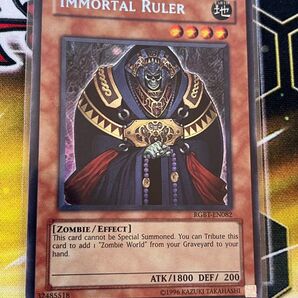 遊戯王 英語版 イモータル・ルーラー RGBT-EN082 シークレットレア