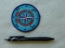 80s ボーイスカウト 日本連盟 OHTAMA RALLY 方位磁石 8周年 CUBスカウト 刺繍 ワッペン /ガールスカウト 海外 ビンテージ v69_画像6