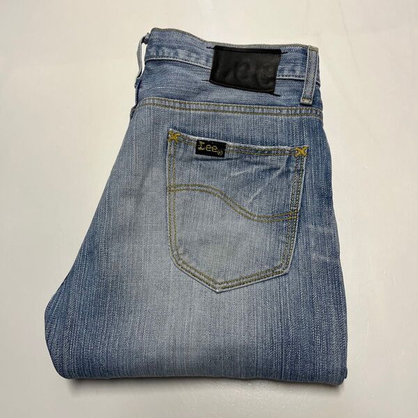 Lee RIDERS リーライダース 33111 ストレートジーンズ デニムパンツ 麻混合 W30 日本製
