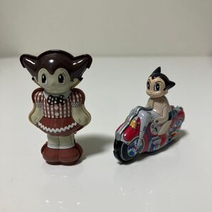 【明治製菓北原照久氏・コラボ】ブリキのおもちゃ2点セット アトム&ウランちゃ