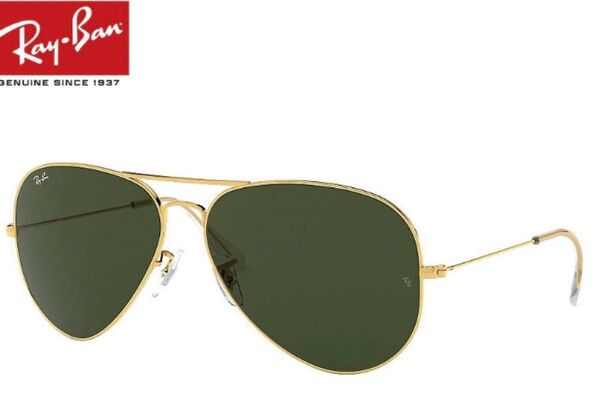新品 RayBan レイバン AVIATOR LARGE METAL II ゴールド/G-15 RB3026 L2846 62mm