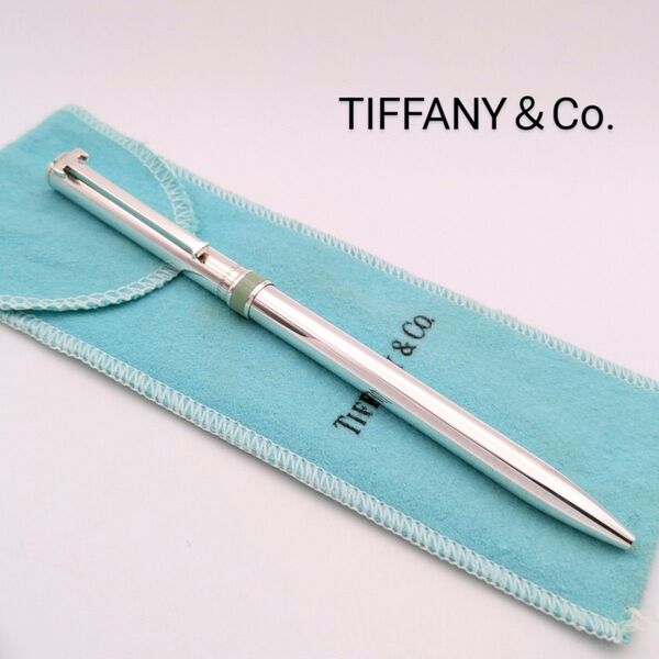 TIFFANY ティファニー Tクリップ ボールペン ティファニーブルー 保存袋付