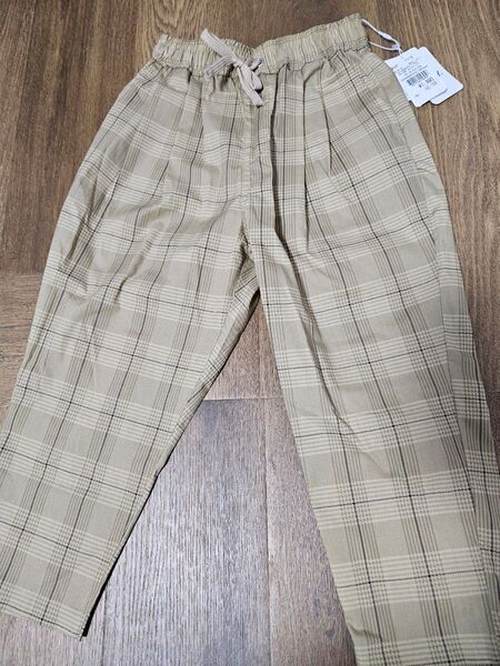 パンツ チェック コットン