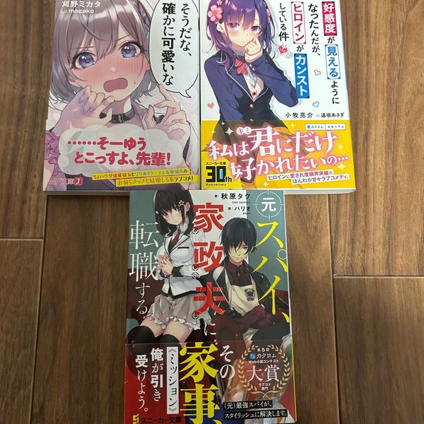 ライトノベル ラブコメ 3冊まとめ売り