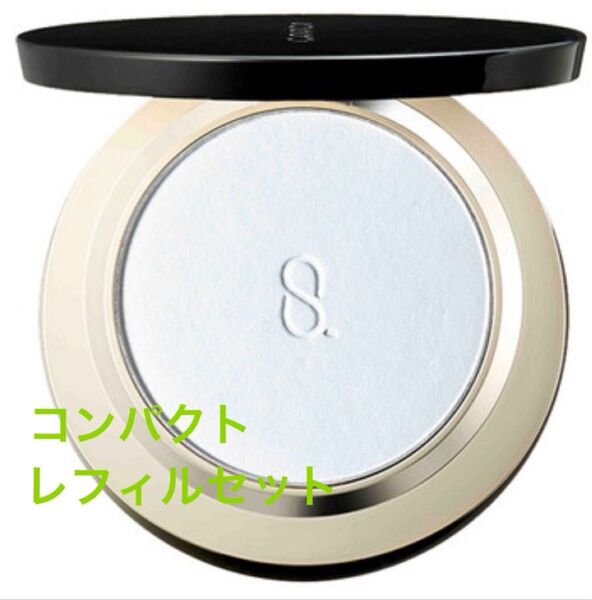 スック グロウ セッティングパウダー レフィル、コンパクト ブラシ付き