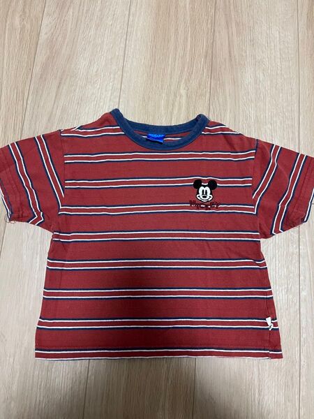 キッズ ボーダー Tシャツ ミッキー 110cm