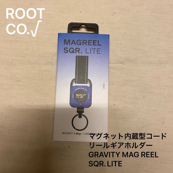 【ROOT CO.】ルートコー マグネット内蔵型コードリールギアホルダー GRAVITY MAG REEL SQR. LITE