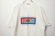 デッドストック USA製 80's 90's リーボック Reebok ロゴプリント 半袖 Tシャツ 白 (ONESIZE) 80年代 90年代 未使用品 アメリカ製 1_画像1