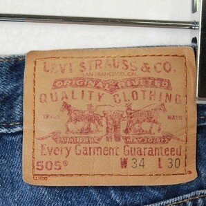 00's USA製 リーバイス Levi's 505 デニムパンツ (34×30) 00年代 アメリカ製 レッドタブ 2002年製の画像5