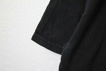 USA製 90's ハーレーダビッドソンロゴ バッファロープリント 半袖 Tシャツ 黒 (L) 両面プリント コットン 90年代 アメリカ製 ヘインズ_画像6