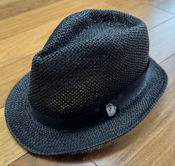 A BATHING APE 日本製パイレーツストア ストローハット 麦わら帽子