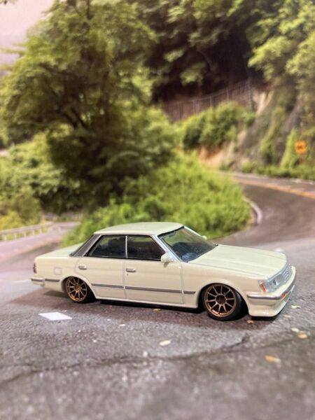 グラチャンコレクション GX71マークII 走り屋風カスタム品 1/64 ミニカー トミカ ホットウィール