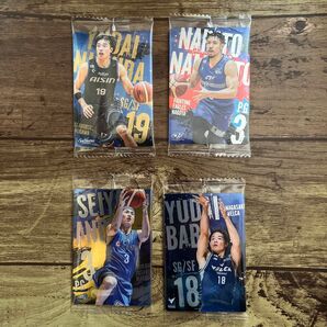 B.LEAGUE ツインウエハース 2024-25 SEASON メタリックプラカード 4枚セット