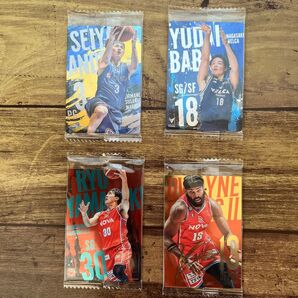 B.LEAGUE ツインウエハース 2024-25 SEASON メタリックプラカード 4枚セット