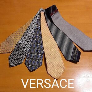 ヴェルサーチ ネクタイ 六本セット シルク100 VERSACE
