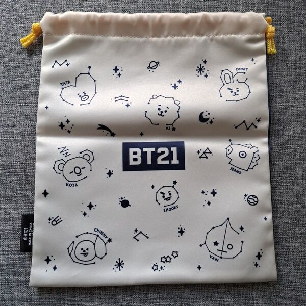 【美品】BT21 巾着 ユニバースター